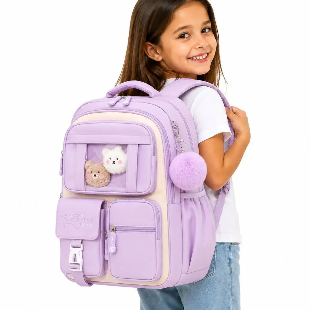 Cartable Fille Primaire Kawaii – Sac à Dos Ergonomique CE1-CM2