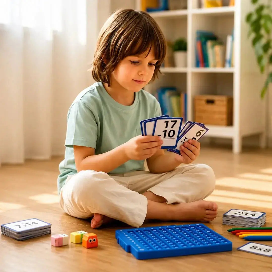 Cartes Flash Maths Enfant – Tables de Multiplication et Calcul