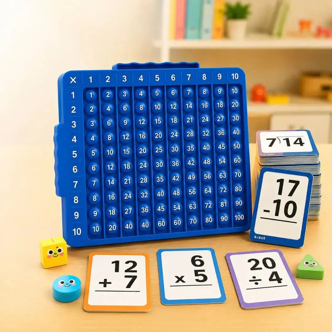 Cartes Flash Maths Enfant – Tables de Multiplication et Calcul