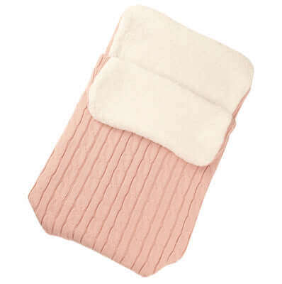 Cashmere Dream Angular Cocoon Sleeping Bag (Lamb Fleece Lined Swaddle)
