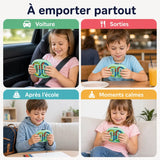 Casse-Tête de Poche à Billes 4 Couleurs – Jeu de Logique Double Face pour Enfant