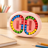 Casse-Tête de Poche à Billes 4 Couleurs – Jeu de Logique Double Face pour Enfant