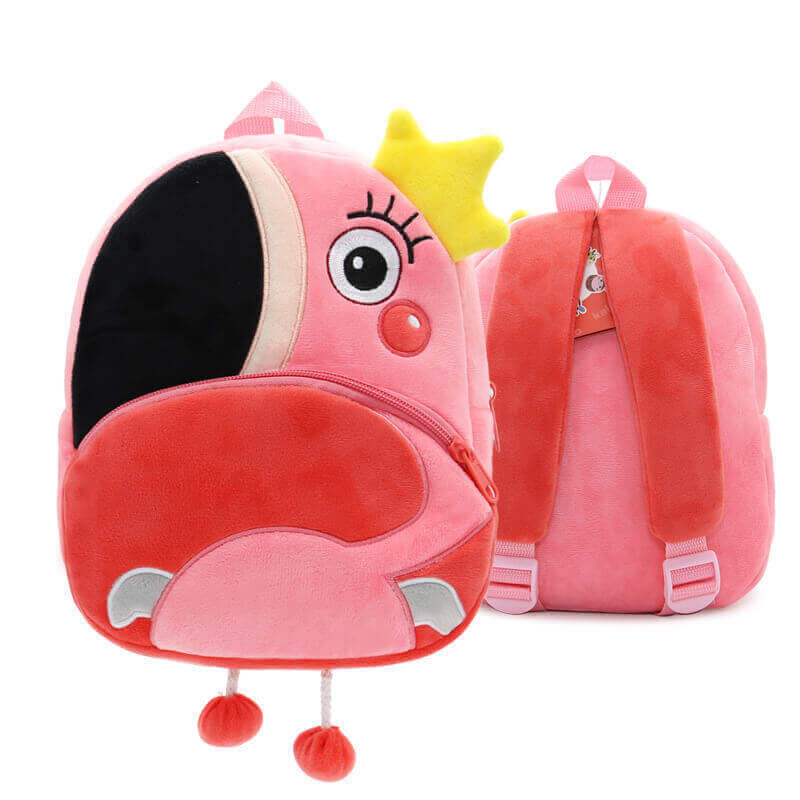 Charming Critter Sac à Dos Peluche Tout-Petit (Sac d'École Animal Doux)