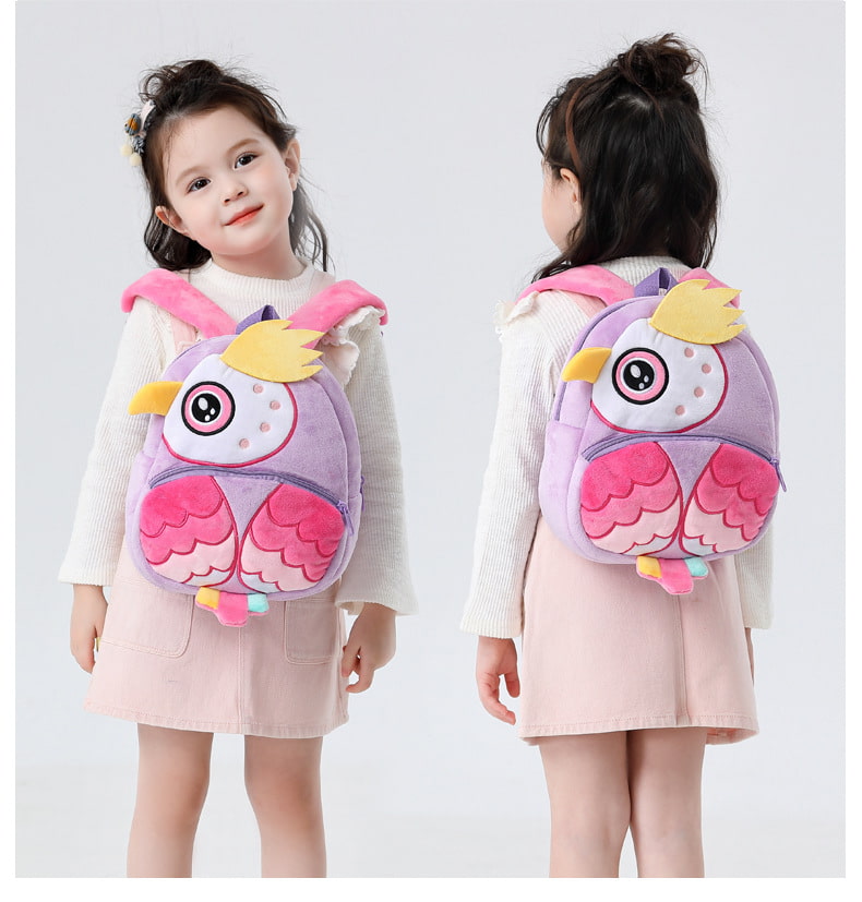 Charming Critter Sac à Dos Peluche Tout-Petit (Sac d'École Animal Doux)