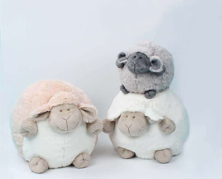Dreamy Cloud Sleeping Lamb Plush (Compagnon Réconfortant pour l'Heure du Coucher)