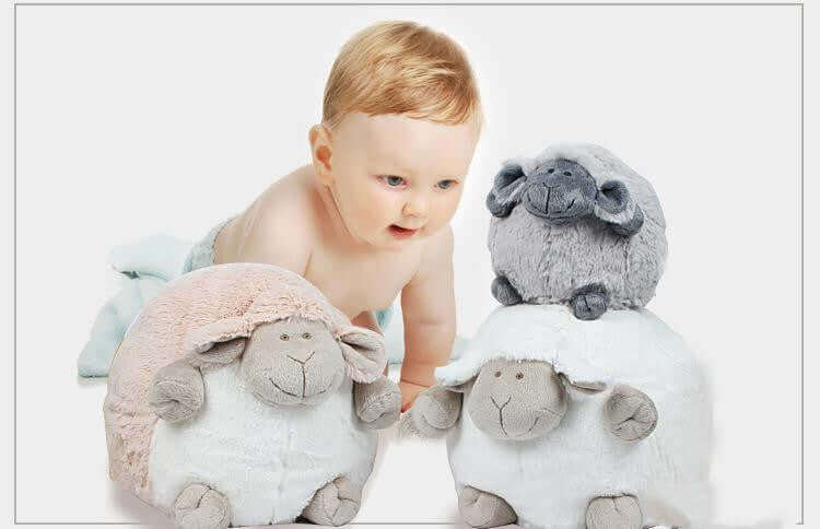Dreamy Cloud Sleeping Lamb Plush (Compagnon Réconfortant pour l'Heure du Coucher)