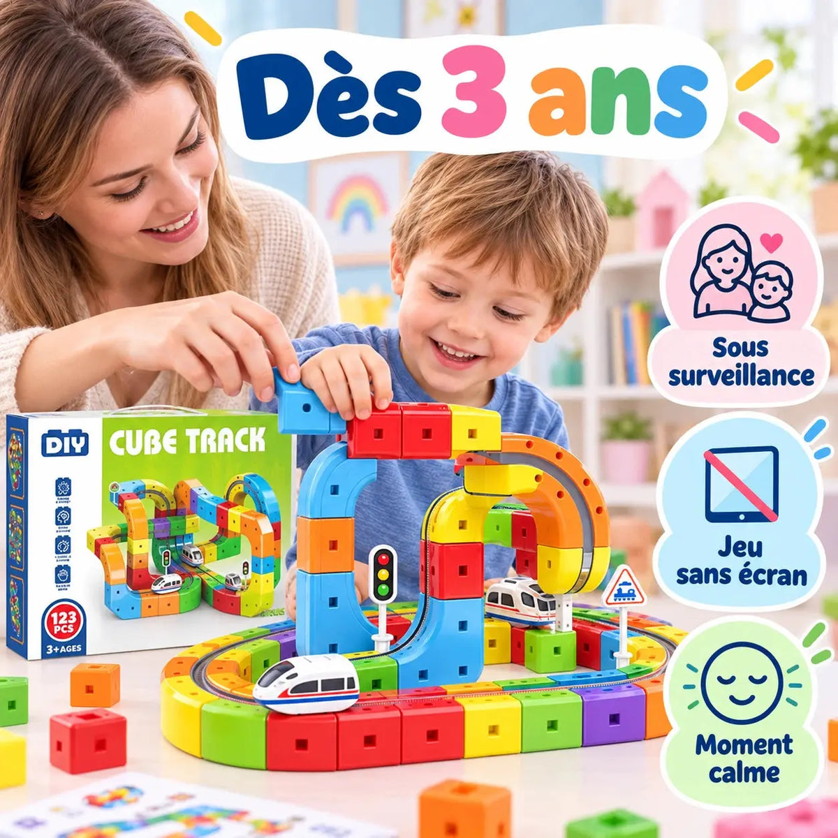 Circuit Train Enfant 3D Anti-Gravité – CubeTrack