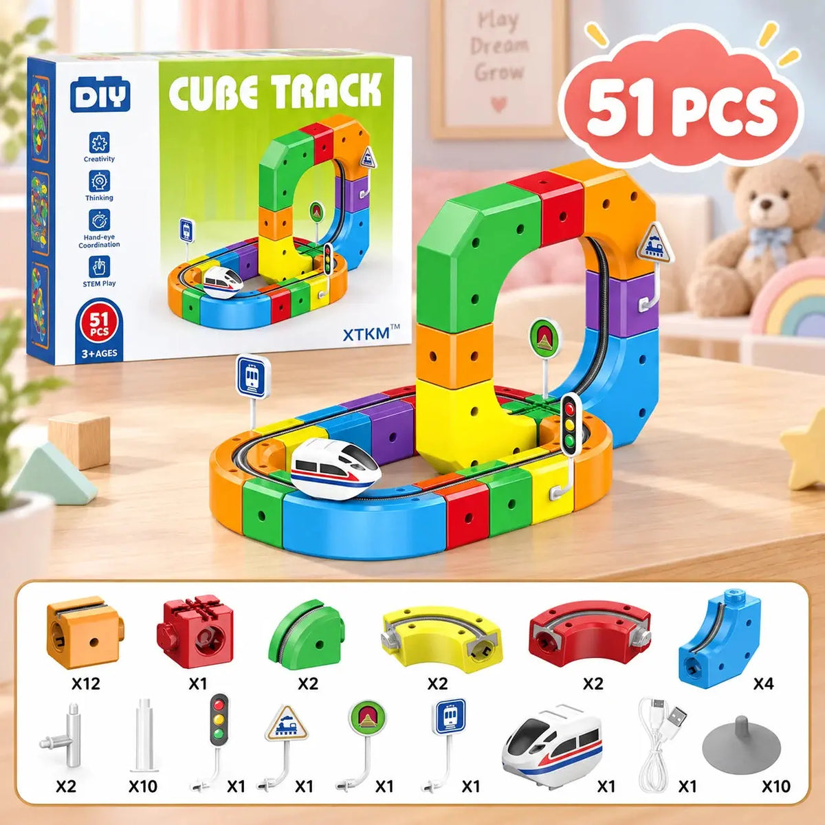 Circuit Train Enfant 3D Anti-Gravité – CubeTrack
