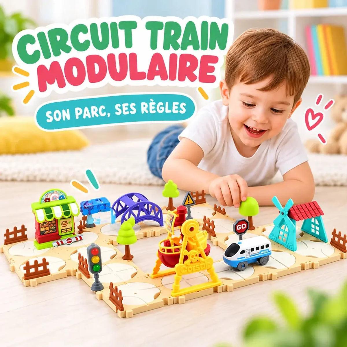 Circuit Train - Parc d'Attractions Modulaire