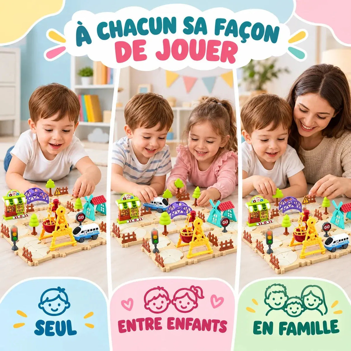 Circuit Train - Parc d'Attractions Modulaire