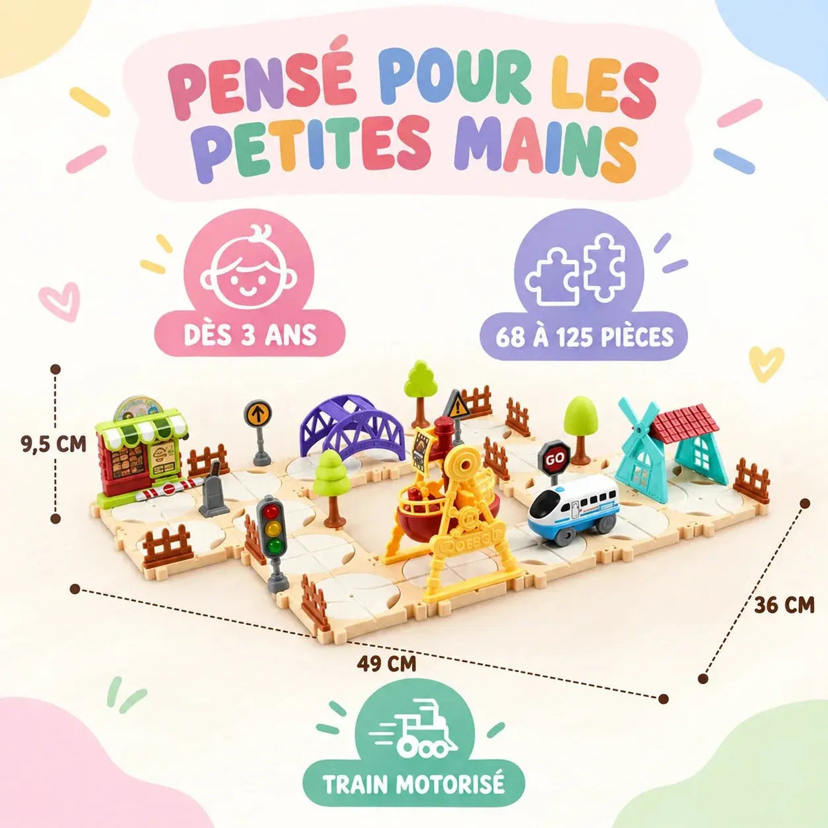 Circuit Train - Parc d'Attractions Modulaire