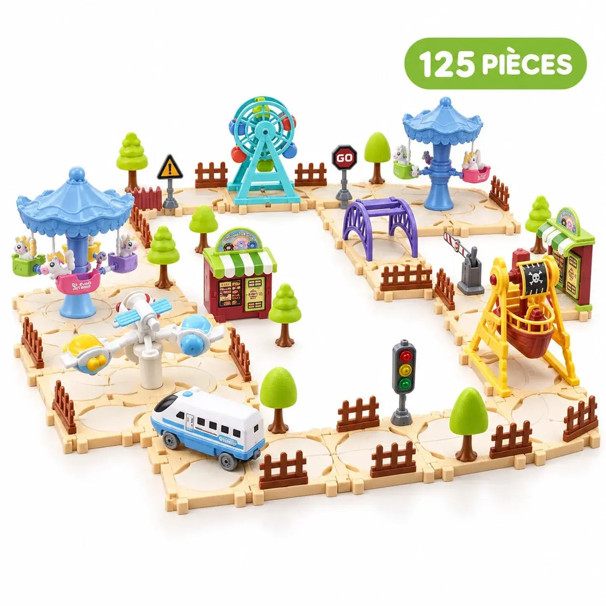 Circuit Train - Parc d'Attractions Modulaire
