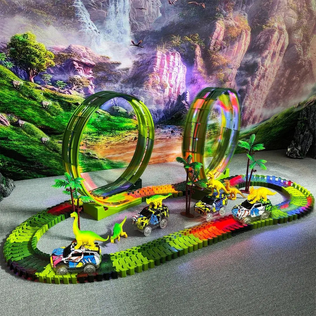 Circuit voiture enfant - DinoTrack