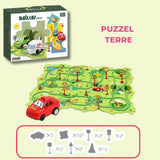 Circuit voiture enfant - RailCar Puzzel