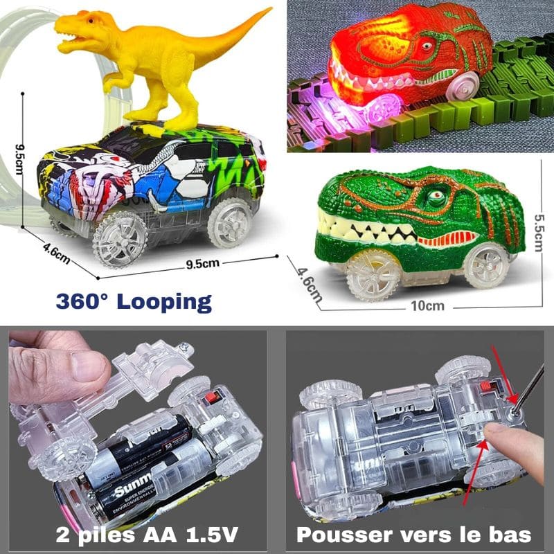 Circuit Voiture Dinosaure - Jurassic World | DinoLoop