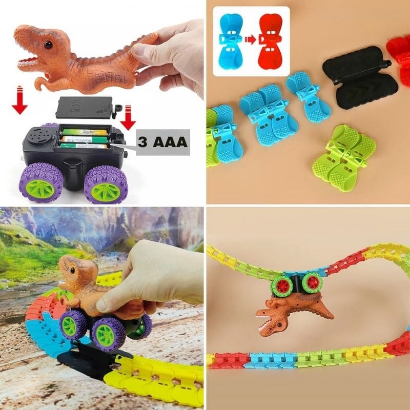 Circuit Voiture Dinosaure Suspendu | BabyRex