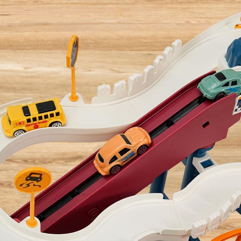 Circuit Voiture Enfant - Garage Interactif | DinoDen