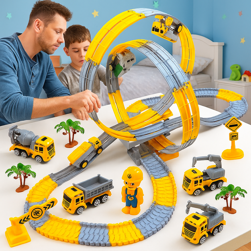 Circuit voiture anti-gravité avec looping vertical | GravityLoop