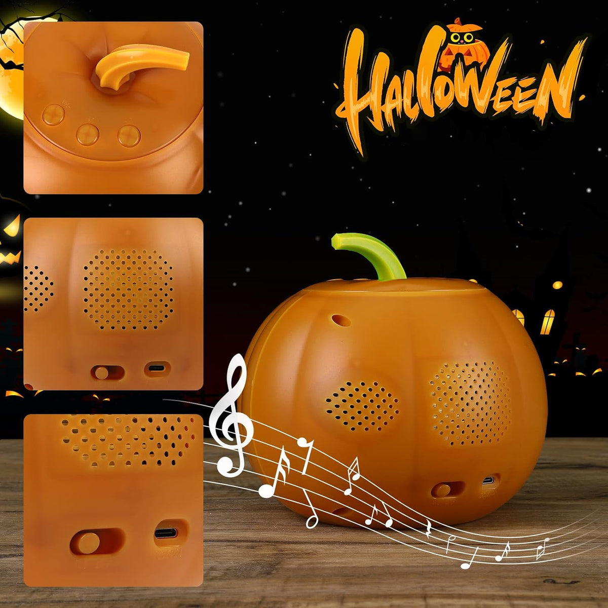 Citrouille Parlante Interactive pour Halloween