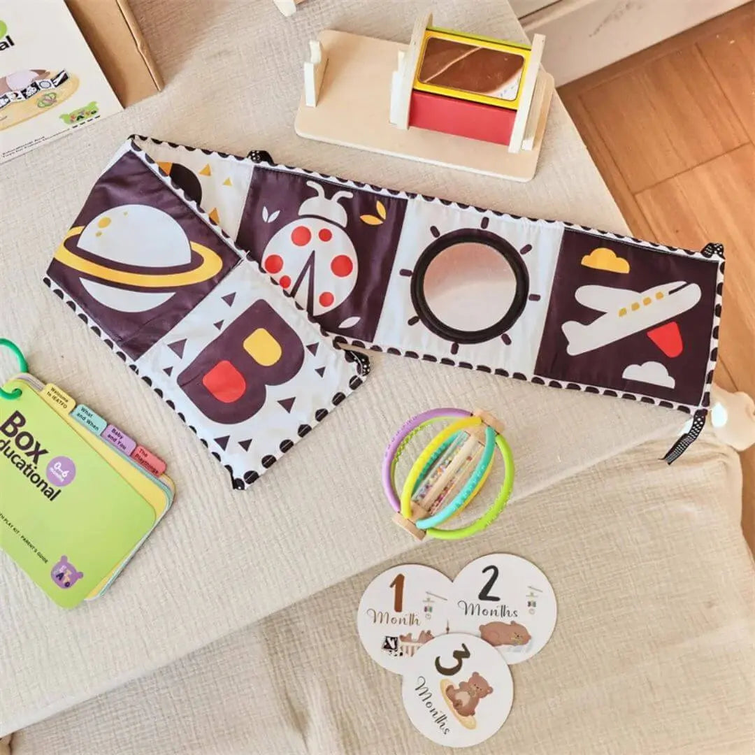 Coffret Jouet en Bois Bébé Montessori 0-6 mois – Bébé Box