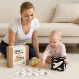 Coffret Jouet en Bois Bébé Montessori 0-6 mois – Bébé Box