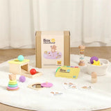 Coffret Jouet en Bois Bébé Montessori 6-9 mois – MontessoriBox