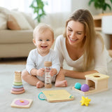 Coffret Jouet en Bois Bébé Montessori 6-9 mois – MontessoriBox