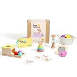 Coffret Jouet en Bois Bébé Montessori 6-9 mois – MontessoriBox