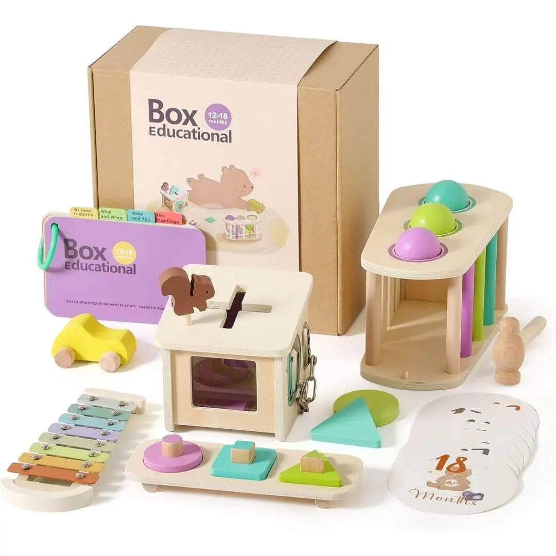 Coffret Montessori Bébé 12-18 mois – PlayBox