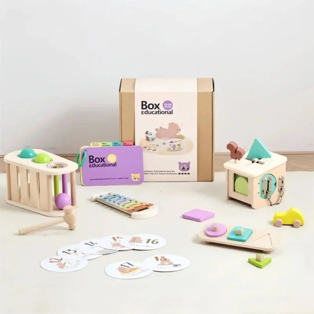 Coffret Montessori Bébé 12-18 mois – PlayBox