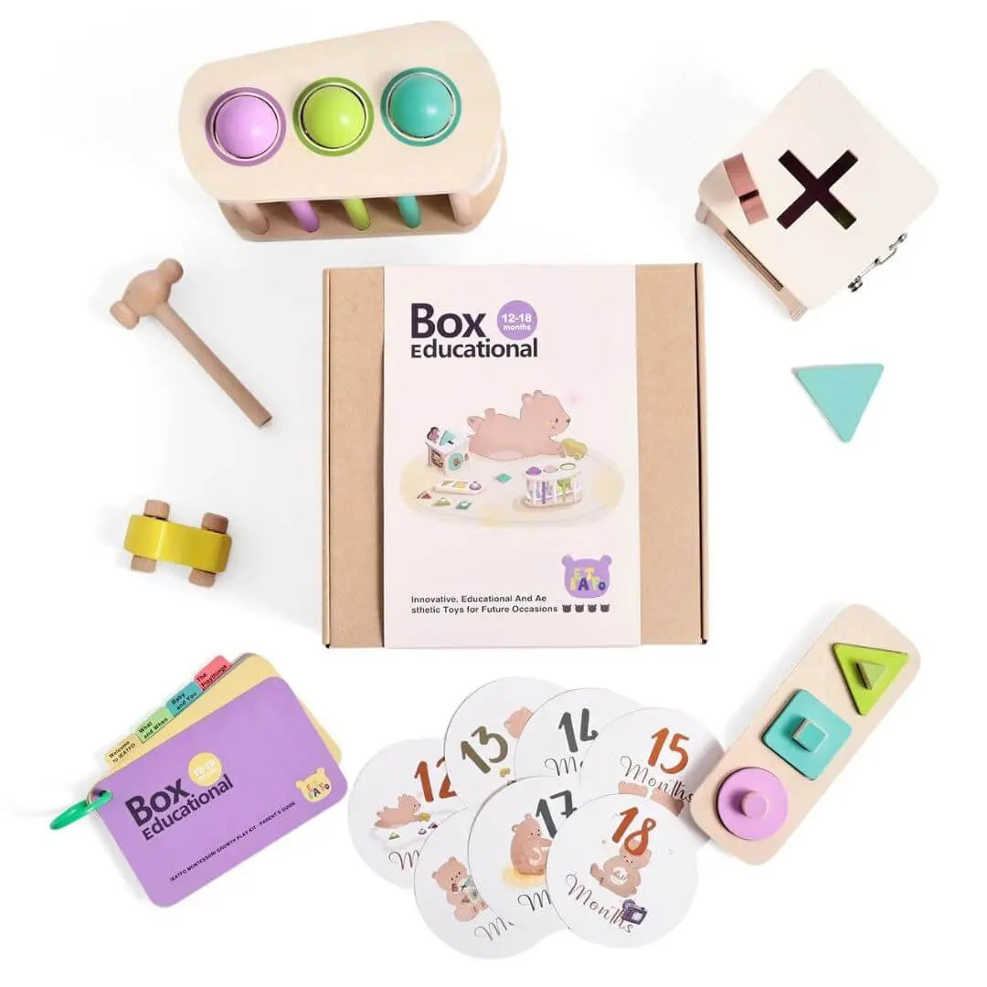 Coffret Montessori Bébé 12-18 mois – PlayBox