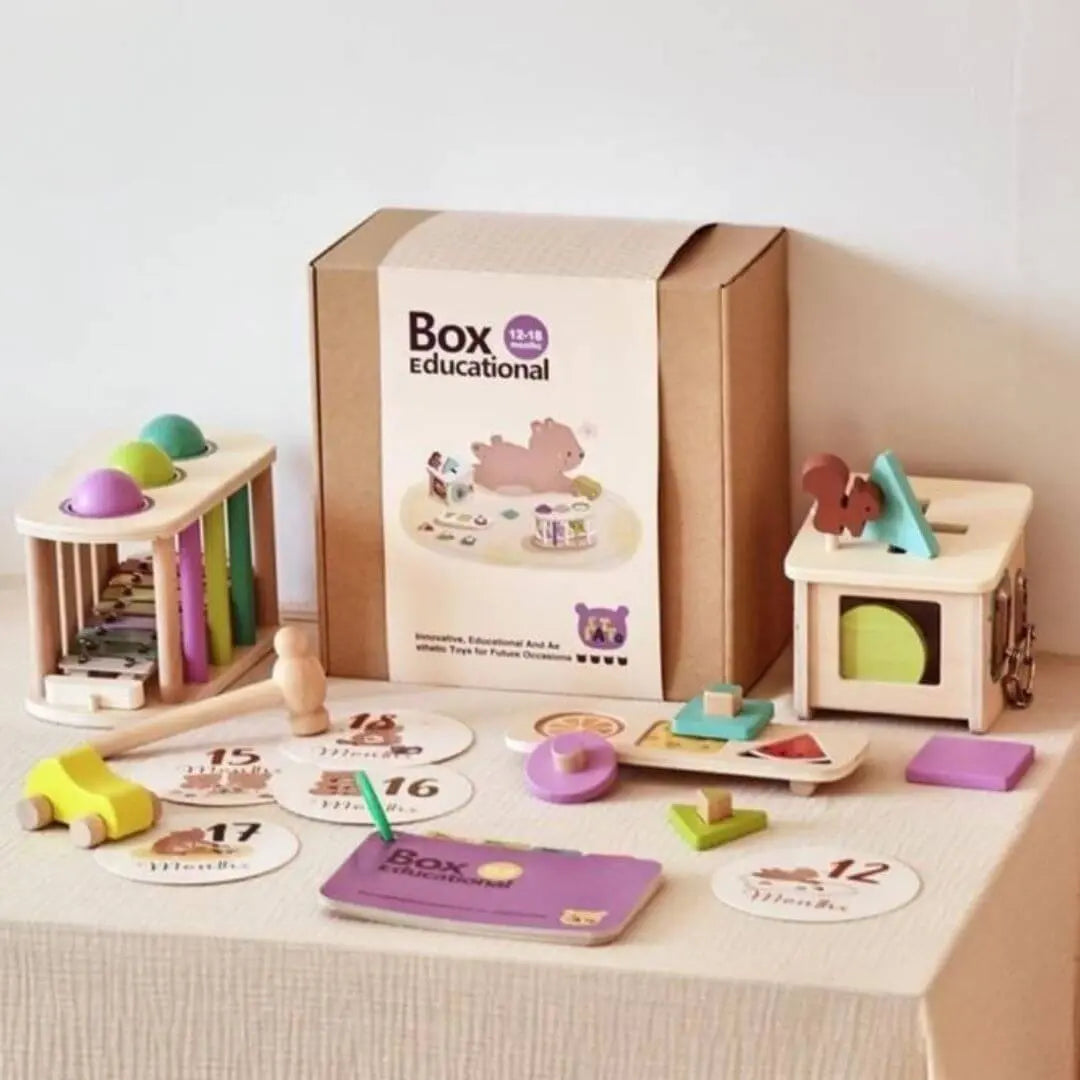 Coffret Montessori Bébé 12-18 mois – PlayBox