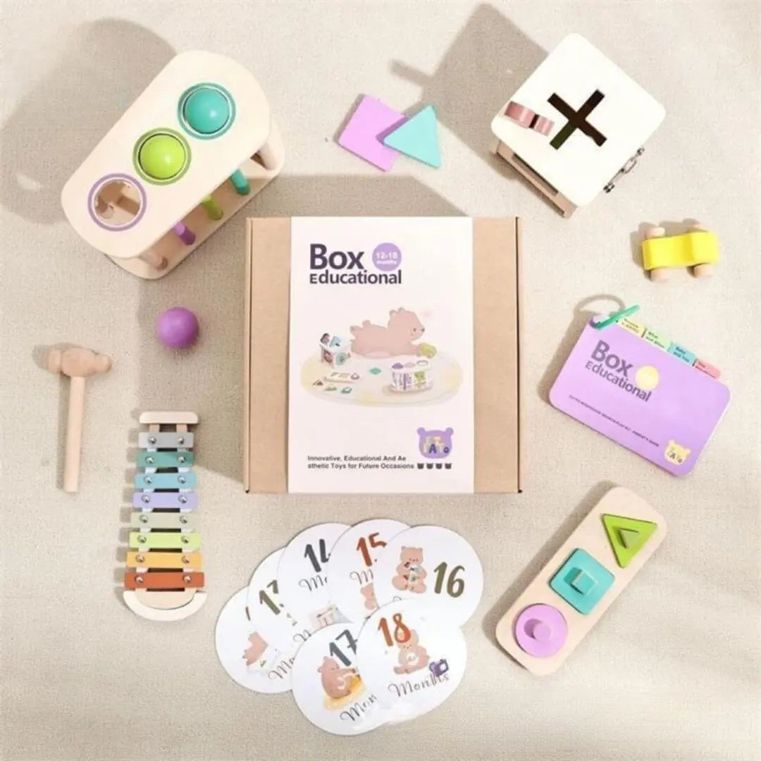 Coffret Montessori Bébé 12-18 mois – PlayBox