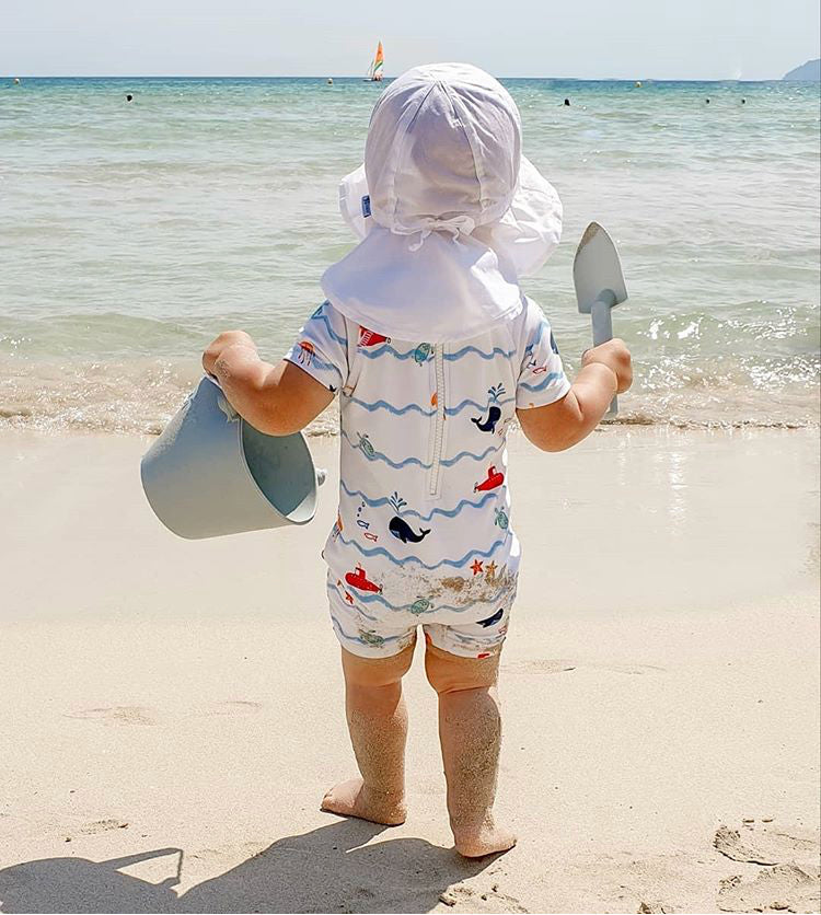 Combinaison Anti Uv Bébé pour Garçon et Fille à Motif d'Animaux