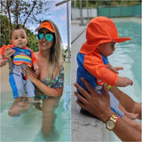 Combinaison Anti Uv Bébé pour Garçon et Fille à Motif d'Animaux