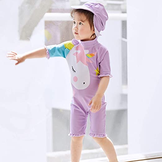 Combinaison Anti Uv Bébé pour Garçon et Fille à Motif d'Animaux