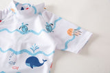Combinaison Anti Uv Bébé pour Garçon et Fille à Motif d'Animaux