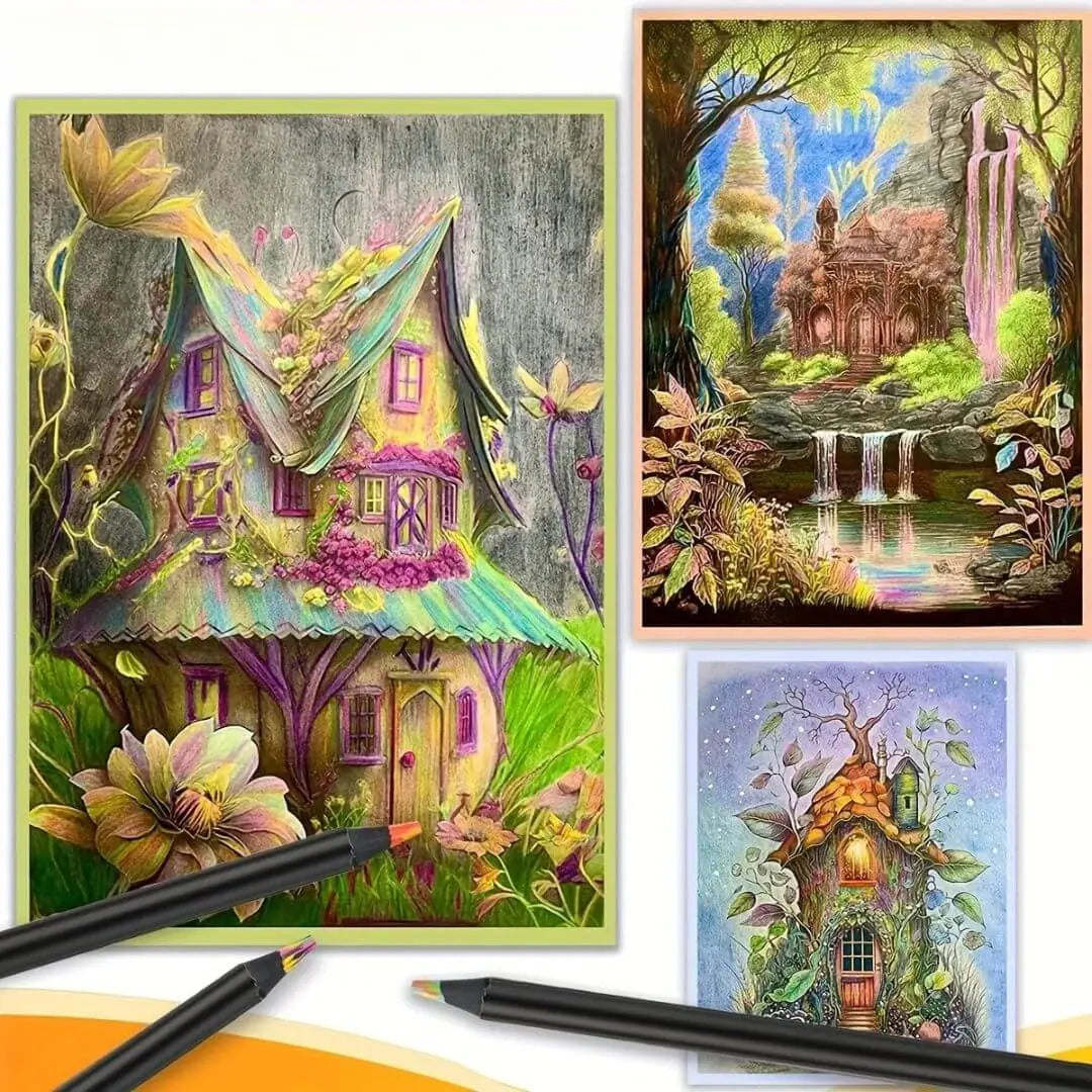 Crayon de Couleur Arc-en-Ciel 7 en 1 – RainbowSketch