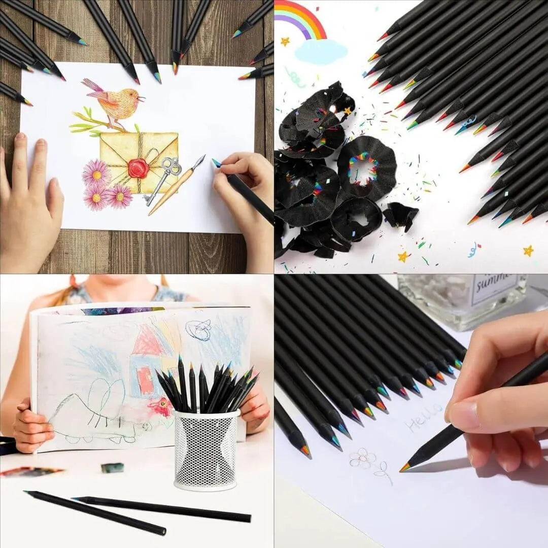 Crayon de Couleur Arc-en-Ciel 7 en 1 – RainbowSketch