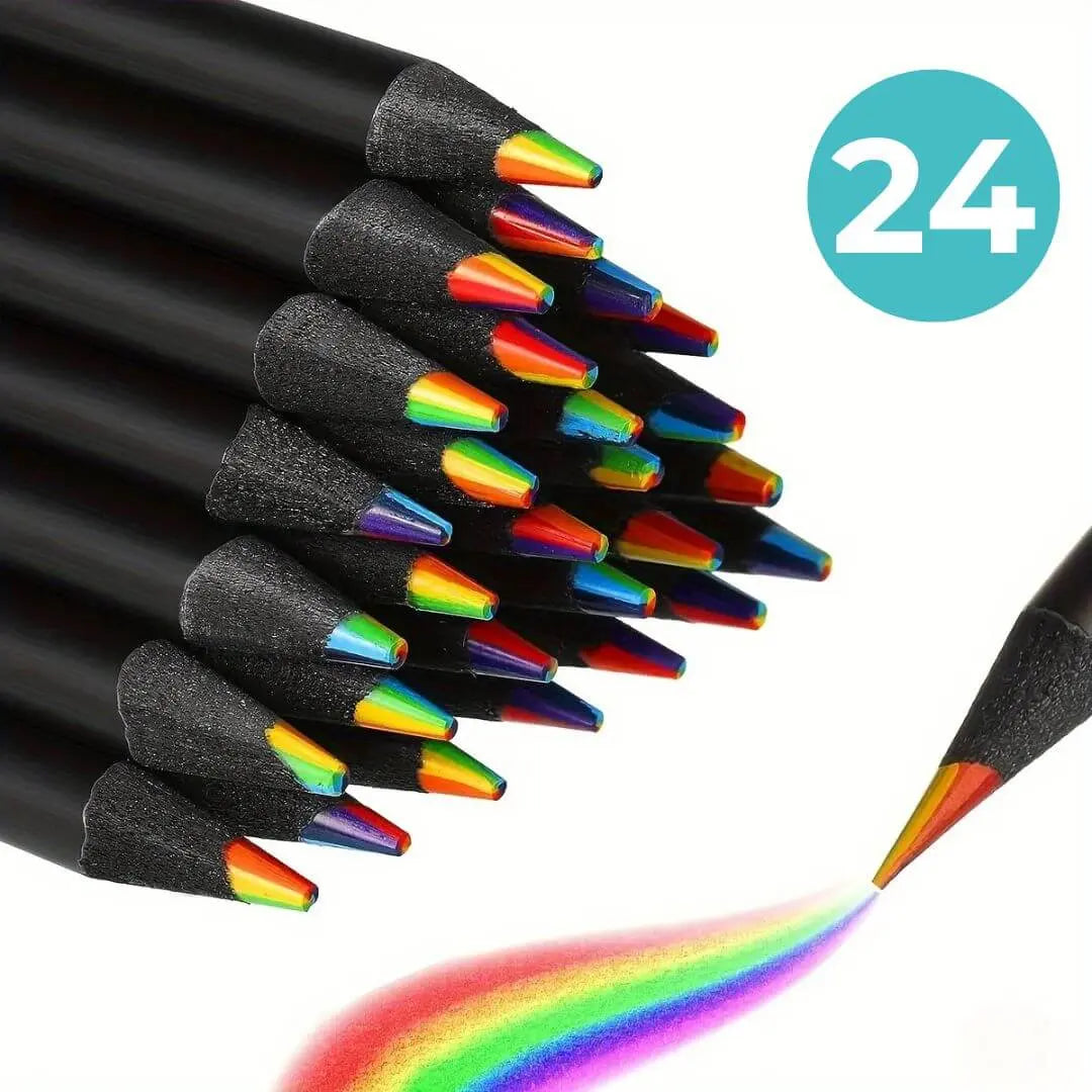 Crayon de Couleur Arc-en-Ciel 7 en 1 – RainbowSketch