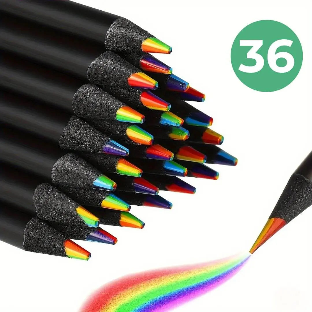 Crayon de Couleur Arc-en-Ciel 7 en 1 – RainbowSketch