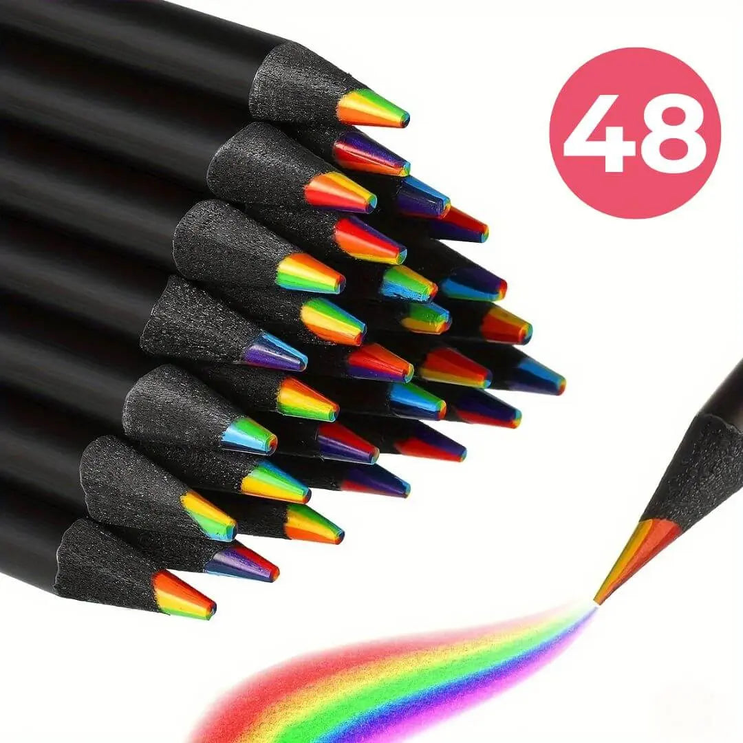 Crayon de Couleur Arc-en-Ciel 7 en 1 – RainbowSketch