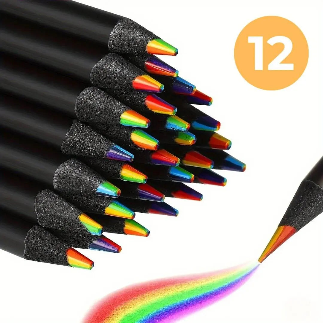 Crayon de Couleur Arc-en-Ciel 7 en 1 – RainbowSketch