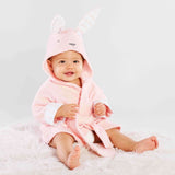 Peignoir à capuche Critter Comfort en coton biologique (serviette éponge sans produits chimiques)