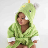 Peignoir à capuche Critter Comfort en coton biologique (serviette éponge sans produits chimiques)
