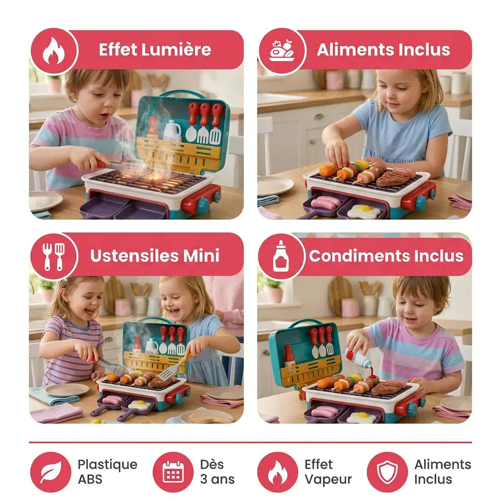 Cuisine BBQ Enfant – Effet Fumée – Aliments Magiques