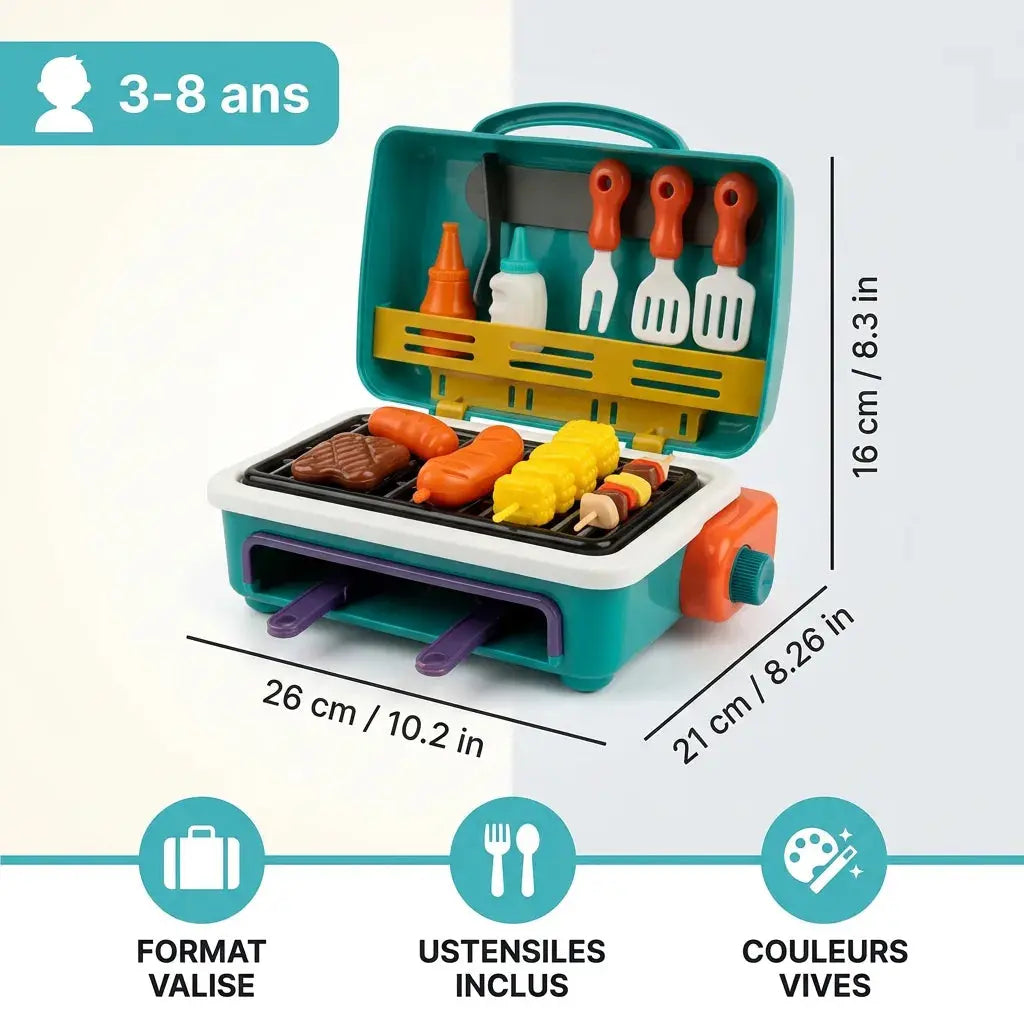 Cuisine BBQ Enfant – Effet Fumée – Aliments Magiques