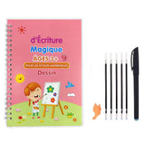 Cahier d'Ecriture Magique Réutilisable | MagicBook