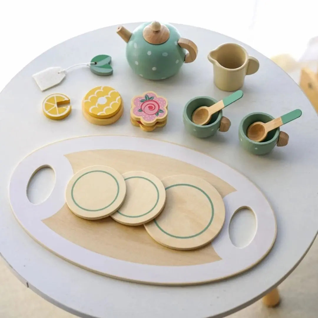 Dinette en Bois Service à Thé – TeaSet