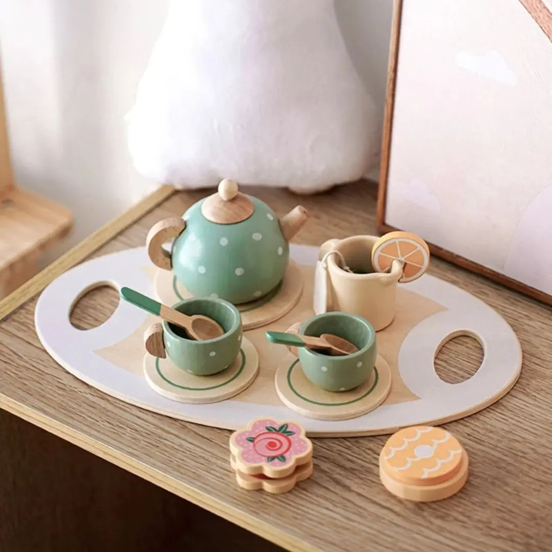 Dinette en Bois Service à Thé – TeaSet